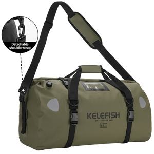 TEMU 방수 반사 테일 더플 백 모터사이클 드라이 백