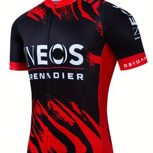 TEMU 2024 팀 INEOS GRENADIERS 사이클링 의상 - 남성용 골든 저지 & 블랙 레드 세트, 로드 바이크 셔츠 & 바이브 쇼츠 포함