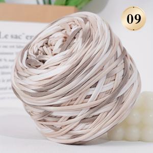 TEMU 300그램, 혼합 색상 패브릭 스트립, 손뜨개 가방, 코바늘 카펫 재료, 시트 쿠션 수납 바구니, 청키 얀