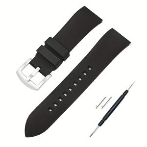 TEMU 스포츠 스트랩 퀵 릴리스 스트랩 고탄력 실리콘 스트랩 스테인리스 스틸 304 시계 버클 피드 도구 18mm 19mm 20mm 21mm 22mm