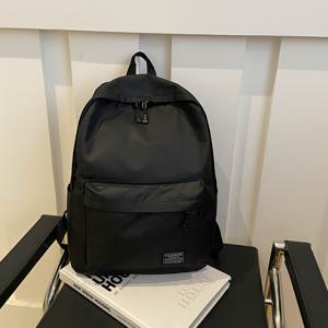 TEMU 1 대용량 접이식 솔리드 컬러 비즈니스 멀티펑셔널 백팩 남성용 학교가방