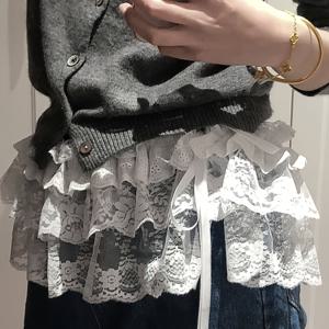 TEMU 패셔너블 슬림 레이스 레이스 쇼츠 커튼