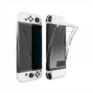 TEMU HD 투명 소프트 보호 케이스 for 스위치/OLED/스위치 2 (2025) - 고화질 및 고투명도, 낙하방지, 스크래치방지, 지문방지, 고품질 TPU 소재, 피부 친화적, 편안한 감촉, 정밀한 개구부, 완벽한 핏