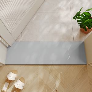 TEMU 1개 긴 좁은 흡수력 좋은 실리콘 문턱 매트, 현관 및 욕실용 발바닥 패드