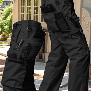 TEMU 신상 통기성 스트레치 원단 남성용 아웃도어 택티컬 카고 팬츠, 캐주얼 하이킹 및 등산용 전술 팬츠, 조절식 허리밴드가 있는 다용도 수납공간 체크무늬 지퍼 작업 바지, 간편한 데일리웨어용, 긁힘 방지, 통기성, 찢어짐 방지 훈련용 긴 바지, 캠핑, 사이클링, 낚시, 하이킹에 적합, 벨트 미포함