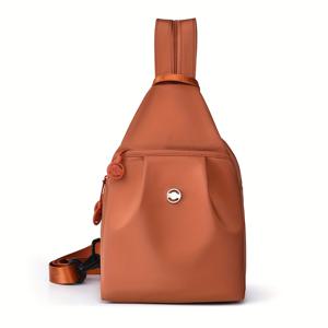 TEMU 새 여성용 가슴 가방, 숄더 및 듀얼 백팩, 소형 백팩, 여성용 멀티 수납 공간 가슴 가방