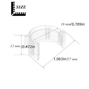 TEMU 36개 재봉 보빈 클립, 재봉실, 보빈 정리 및 추가품, 공예 자수용 플라스틱 실 스풀 정리함으로 디자인됨, 투명