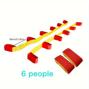 TEMU 스텝 팀빌딩 게임, 멀티플레이어 실내/야외 훈련 장비, 조절 가능한 사이즈, 발에 편안한 재미있는 스포츠 경쟁 세트, 팀 활동 및 파티 엔터테인먼트용, 전원 불필요, 크리스마스, 새해, , 파티 이벤트용 쉬운 조립