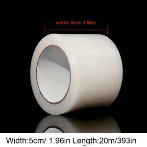 TEMU 투명 창문 방풍 테이프, 2인치 x 65피트 클리어 웨더 스트리핑 창문 밀봉 테이프, 틈새 통풍 방지, 창문, 에어컨 유닛용 - 에어컨 단열 테이프