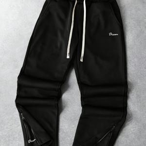 TEMU 남성용 루즈핏 AB 웨이스트 조거 팬츠 - 사계절 실외 & 캐주얼 팬츠, 포켓 포함, 편안한 와이드 레그 트라우저, 헬스, 캐주얼 복장 - 솔리드 컬러 (손세탁 가능) - AB 벨트 시스템 호환 (드라이클리닝 금지)