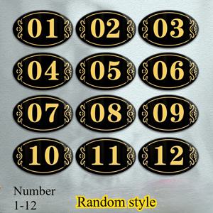 TEMU 튼튼한 플라스틱 숫자 표지판 스티커 - 드릴 불필요 접착식, 간편한 부착, 스크래치 방지 및 내후성, 가정, 사무실, 카페, 보관 캐비닛 문, 장비 시리얼 번호용 - 인터넷 카페, 사무실 정리, 사무용품에 적합