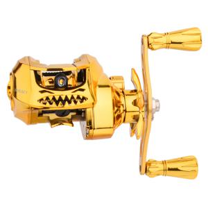 TEMU 이 고급 골드 다기능 낚시 릴은 내구성이 뛰어난 알루미늄 합금으로 제작되었으며, 기어비는 7.2:1입니다. 담수 및 바다 낚시에 적합하며 낚시 애호가를 위한 완벽한 선물로 여겨집니다.