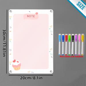 TEMU A4 자석 반복 가능 아크릴 노트 보드 11.8