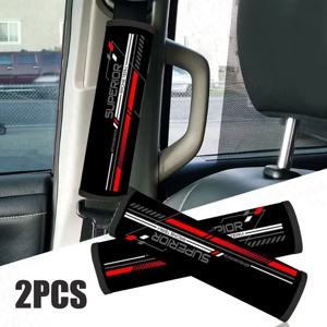 TEMU 싱글팩/더블팩, 레이싱 스타일 디자인 차량 안전벨트 숄더 패드 - 부드럽고 압력 저항성, 자동차, SUV, 트럭에 적합 - 내구성이 뛰어난 폴리에스터, 세척 용이, 남녀 모두를 위한 스타일리시한 디자인