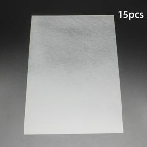 TEMU 15개입 투명 수축 필름 시트 - 주얼리, 열쇠고리, 선물 태그, 슬라임 & 레진 아트용 다용도 DIY 공예용 플라스틱 | 레이저 및 수동 커팅 가능 | 내구성 강하고 유연함 | 초보자 및 전문가에게 이상적