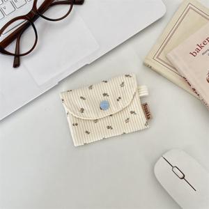 TEMU 코듀로이 소형 동전 지갑 카드 홀더 동전 보관 학생용 지갑. 카드 가방 지갑 지퍼 카드 세트 은행 카드 ID 가방. 여성용 다기능 문서 가방, 손세탁 가능 물세탁 가능 섬유, 포켓 지갑. 소형 아이템 클러치 동전 지갑 미니 S