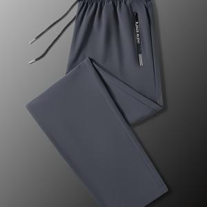 TEMU 남성 봄/여름용 경량 스포츠 캐주얼 긴 바지, 속건성, 시원함, 통기성, 신축성, 쉬운 스타일, 야외 활동, 스포츠, 여행, 직장, 데이트 및 생일 선물로 적합