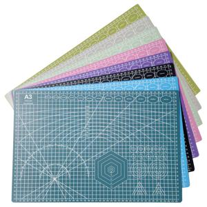 TEMU A3 사이즈 양면 프린팅 탁상용 다기능 컬러 매트 1개, 핸드컷 매트, DIY 공구 매트