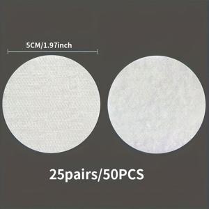 TEMU 25쌍 50개입 강력 미끄럼 방지 그립퍼 패드 - 미끄럼 방지 바닥, 매트리스, 소파, 가구 보호 패드 (가정, 사무실, 헬스장, 호텔용). 강력한 접착 뒷면, 잔여물 없이 쉽게 제거 가능. 재사용 가능하고 경제적인 솔루션