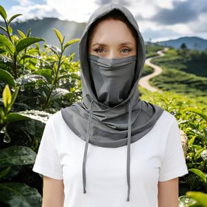 TEMU 여름 여름 여성용 야외 레저 모자, 머리 덮개, 가벼운 쿨 풀 커버리지 모자, 얼굴 및 목 보호, 여성용 마스크, 귀걸이형 햇빛 가리개 모자, 야외 활동, 스포츠, 사이클링, 하이킹 및 축구에 적합, 통기성