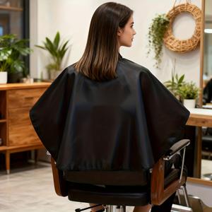 TEMU 전문가용 살롱 헤어 컬러링 망토 2개 세트, 젖은 머리용, 헤어염색 앞치마와 미용 망토 포함, 세척이 쉬운 습식/건식 망토, 살롱 및 가정용, 젖은 머리, 염색, 스타일링, 미용용 보호막에 적합