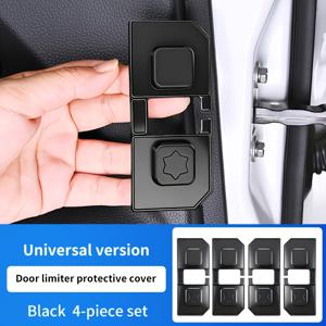 TEMU 4개 실리콘 자동차 도어 리미터 패드 잠금 완충기 충격 흡수 실리콘 도어 래치 보호 커버