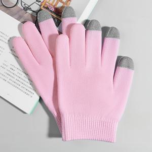 TEMU 터치 스크린용 보습 젤 장갑 한 쌍, 젤 SPA 3자 터치 스크린 장갑, 봄, 여름 시기 일상적인 손 피부 관리를 위한 보조, 재사용 가능, 또는 어르신을 위한 휴일 선물