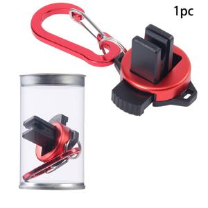 TEMU HQZOOMEE 낚싯대 클립 1개, 휴대용 낚싯대 홀더, 키체인 포함, 2-11MM 낚싯대 직경에 적합, 낚시 미끼 걸이, 플라이 낚시 태클 보조 도구로 사용 가능