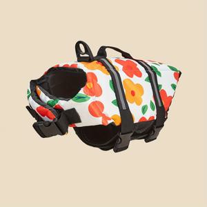 TEMU 애완동물용 조절 가능한 여름 목욕 조끼, 고양이 및 강아지에게 적합, 높은 부력 수영복