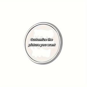 TEMU [맞춤 제작] 남성용 개인 맞춤 배지 브로치 선물 (동료, 가족, 연인, 친구, 동급생), 훌륭한 기념품 선물 합금 사진 맞춤 브로치 - 다양한 수량 구매 가능