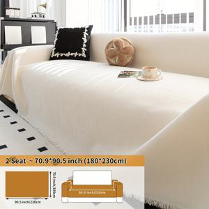 TEMU 1개 미끄럼 방지 워셔블 소파 커버, 가정용 애완동물 친화적, 가구 보호 매트, 침실, 사무실 및 거실 장식에 적합, 등받이, 팔걸이 또는 쿠션 커버는 포함되지 않음