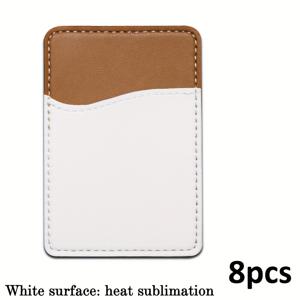 TEMU 8/24개 접착식 폰 월렛 케이스 - IC 카드 홀더 포함, DIY 서블리메이션 블랭크, 폰 포켓 & 신용카드 수납, 아이폰///스마트폰 호환 - 남성, 생일, 크리스마스 선물로 이상적