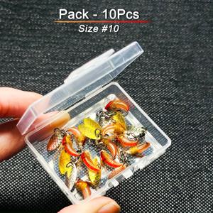 TEMU 5/10개입 송어 낚시 회전 스피너 스팽글 디자인 리얼한 나이프 스쿰 플라이 나이프링 인공 곤충 미끼 플라이잉 루어 낚시 부자재 유럽 낚시 잉어 미끼