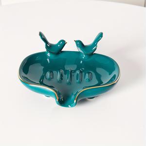 TEMU 욕실용 세라믹 비누 받침 1개, 비누 보관에 적합, 크리스마스 선물로 이상적