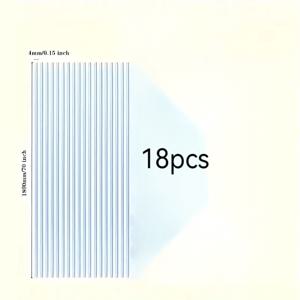 TEMU 18pcs 70인치 유연한 유리 섬유 온실 막대, 햇빛과 얼음 보호를 위한 내구성이 뛰어난 야외 채소 정원, 오이, 콩, 양배추에 적합, 정원 개선 | 유리 섬유 재질