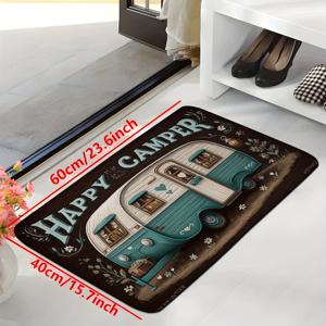TEMU 1개 다기능 RV 캠핑 매트—캠퍼와 RV 애호가를 위한 완벽한 선택, 욕실·침실·주방용 RV 장식 입구 러그 | 사계절 사용 가능한 RV 액세서리