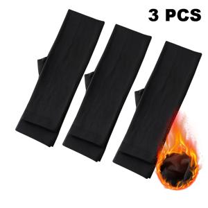 TEMU 여아용 블랙 프레이드 레깅스 3개/5개, 가을/겨울용 아우터웨어, 얇은 안감 레깅스/타이츠