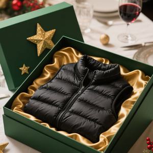 TEMU 남성용 캐주얼 지퍼 포켓 스탠드업 칼라 조끼, 폴리에스터 섬유 안감, 가을 겨울 야외 레저 스포츠 및 일상복으로 적합