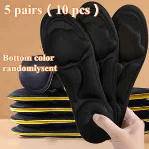 TEMU 여성용 스펀지 깔창 5개(10개입). 장시간 서 있을 때도 발을 피로로 만들지 않도록 설계되었습니다. 부드럽고 통기성이 뛰어나 통근, 스포츠 활동 또는 쇼핑에 적합합니다.