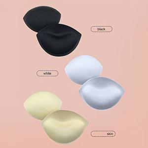 TEMU 3켤레 두꺼운 통기성 브라 패드, 수영복, 드레스, 비키니용