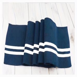 TEMU 1개 폴리에스터-스판덱스 리브 원단, 커프스, 허리밴드, 칼라, 밑단에 적합 - 프러시안 블루에 화이트 , 1000mm x 1450mm x 1.5mm, 신축성과 내구성, 야구 유니폼, DIY 공예에 이상적, 유연한 소재, 블랙, 화이트, 버건디, 레드, 로얄 블루, 애프리콧, 다크 브라운