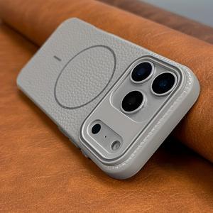 TEMU 아이폰 17 16 15 14 13 12 프로 맥스 플러스 에어 17에어 케이스 충격방지 리치 텍스처 커버: 신형 럭셔리 자석 무선 충전 소프트 폰 케이스