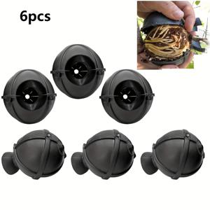 TEMU 식물 번식볼, 식물 발근볼, 번식 재배 케이스, 뿌리 성장 구체, 재사용 가능, 루터 공기 겹쳐 키우기 번식 키트, 묶을 필요 없는 원예 용품, 과일 및 정원용 다용도, 마당 뒷뜰 농장용-6개