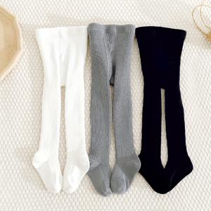 TEMU 여아용 단색 블랙, 화이트, 그레이 기본 세트 레깅스 3매, 기모 안감 및 두꺼운 팬티스타킹, 따뜻하고 활용도 높은 가을/겨울 실내외 착용에 적합 (사이즈는 작음, 사이즈 업으로 주문해주세요)