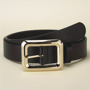 TEMU 1/2/3개 여성용 고급스러운 사각 합금 버클 벨트, 여성 벨트, 고품질 느낌을 위한 수공예, 데일리 출퇴근, 휴가 복장, 야외 스포츠 등에 적합한 다기능 스타일리시 벨트, 캐주얼 웨어, 청바지와도 잘 어울림