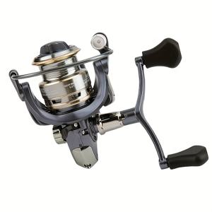 TEMU 루어 낚시 스피닝 릴 - 5.2:1 기어비, 더블 로커 암, 고속 스무스, 전체 금속, 가볍고 부드러움, 안정적이고 내구성 강함