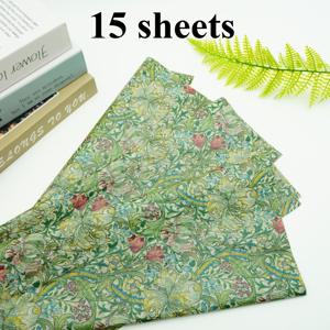 TEMU 그린 바이올렛 튤립 패턴 장식용 티슈 페이퍼, 선물 포장지, 선물 장식, 부케 포장, 선물 상자 안감지, 선물 상자 필러지, DIY 등에 적합, 발렌타인데이, 생일, 어머니날, 크리스마스 휴일, 크리스마스 파티 및 다양한 장면 장식에 매우 적합