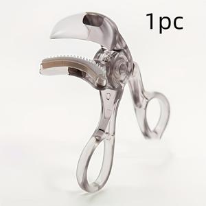 TEMU 치아형 빗 속눈썹 컬러 자연스러운 컬 지속력 좋은 스타일링 와이드앵글 프레임리스 클립 속눈썹 컬러 초보자용