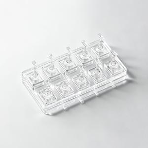 TEMU 아크릴 투명 네일 아트 홀더, 인조네일 연습용 디스플레이 스탠드, 고정 스트립 포함 네일 아트 액세서리, 네일 살롱 홈 DIY 스타일링 도구