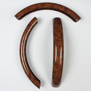 TEMU 3개 마호가니 모양 미끄럼 방지 핸들 커버 – 후크 없음, вогнутий 핏, 멀티 컬러, 내부 링 없음 – D/O/라운드 핸들용